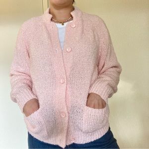 🧸Vintage Granny Chunky Knit Cardigan🧸